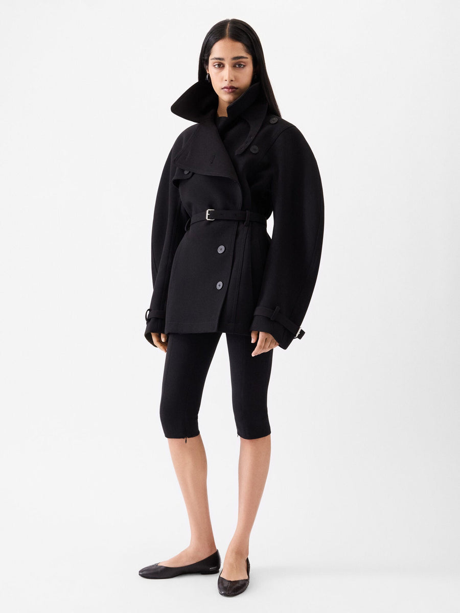 The short Ovalo trench coat