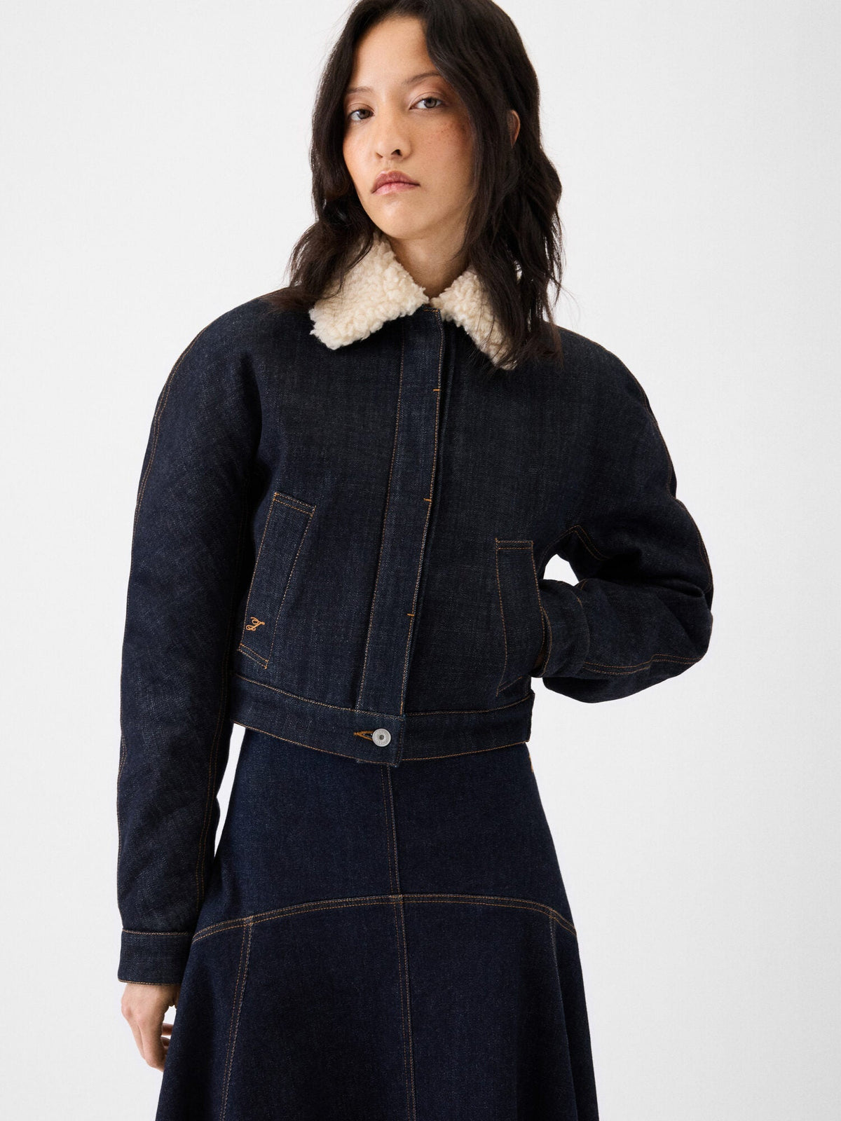 The Ovalo de-Nîmes denim bomber jacket