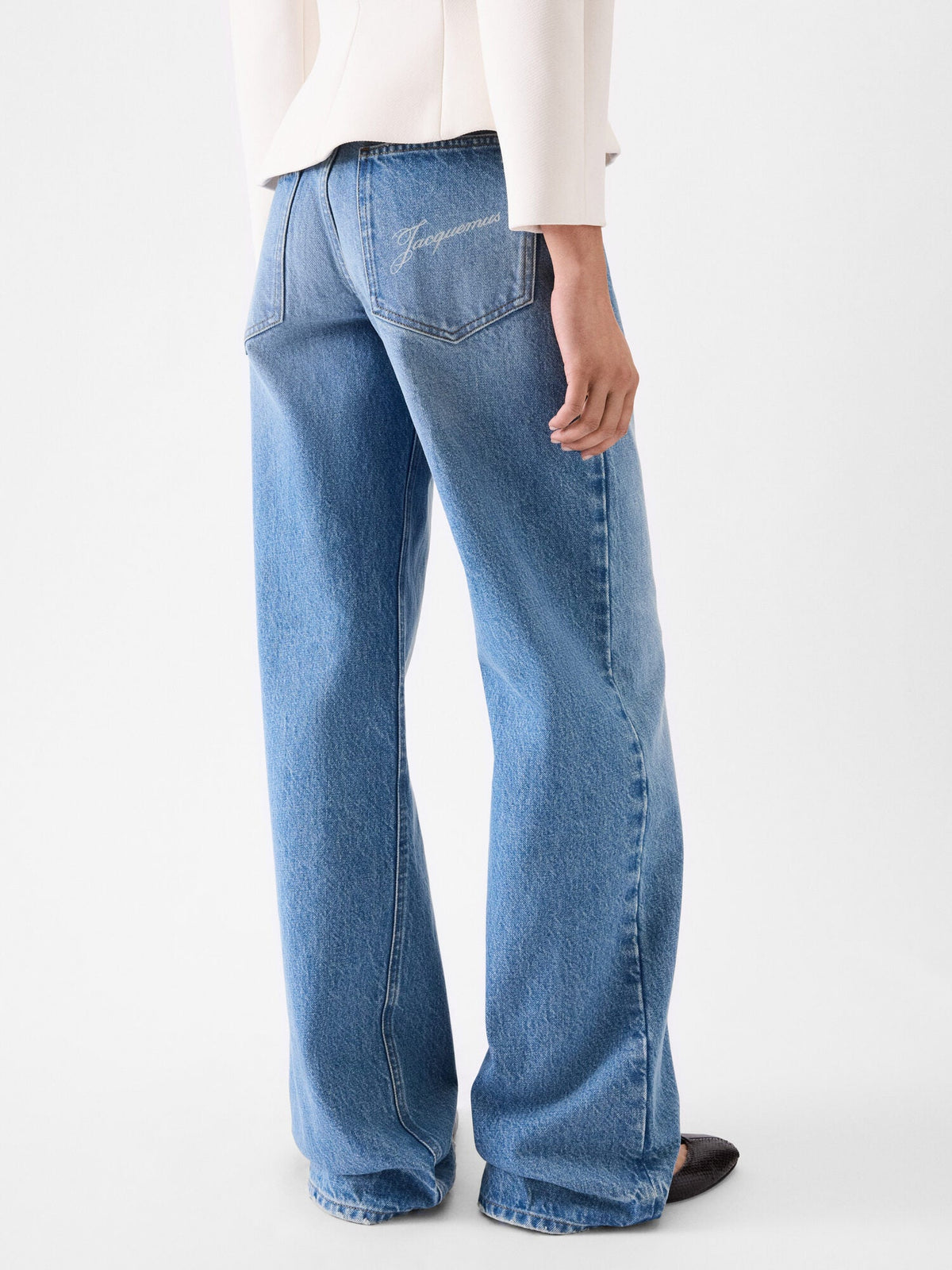The wide de-Nîmes denim pants