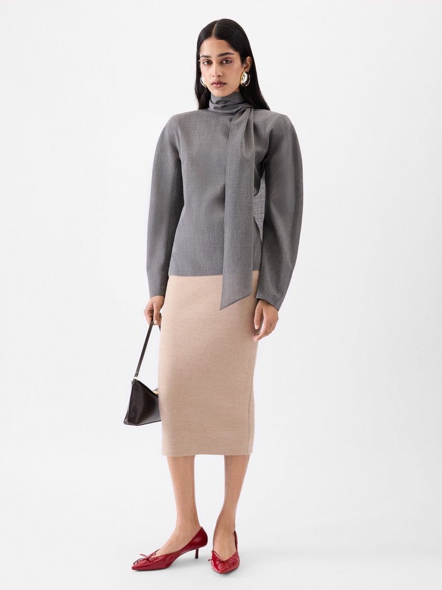 The Doppio knit skirt