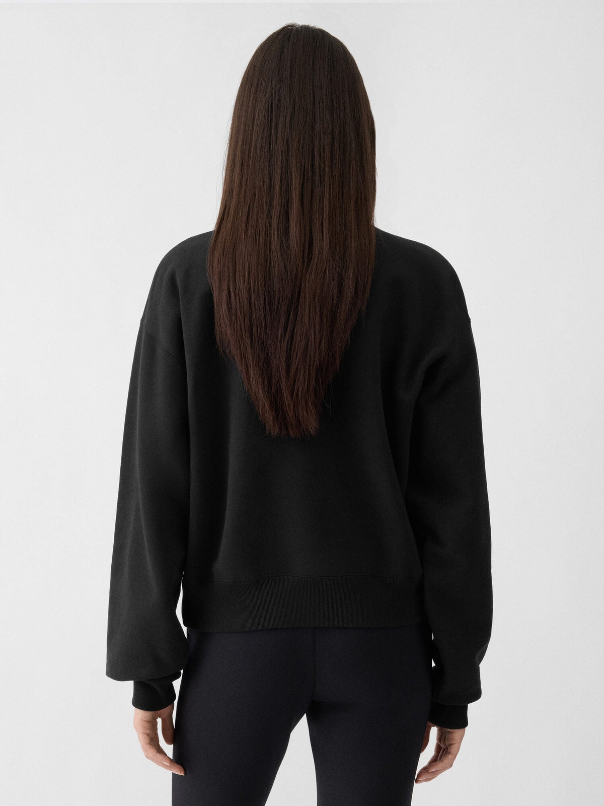 The Gros Grain zipped-rollneck sweatshirt