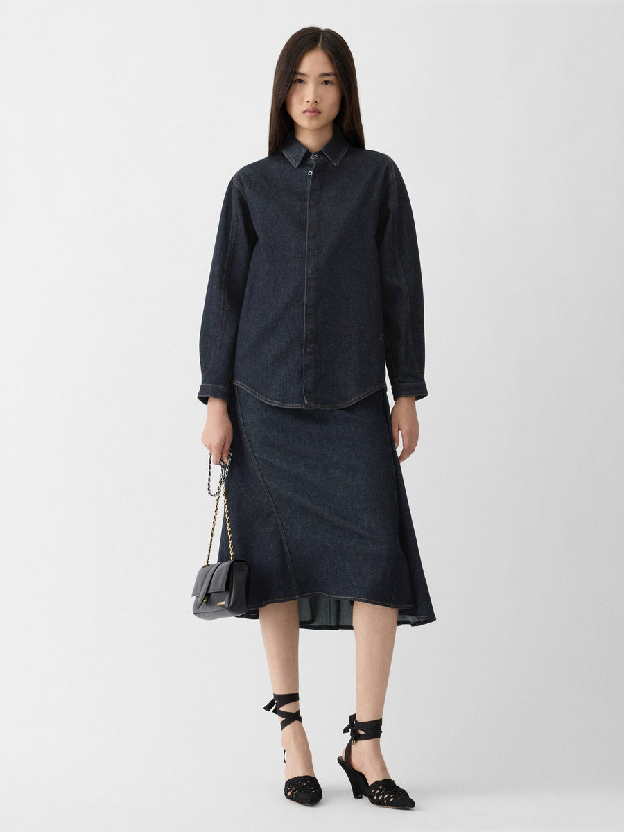 The Amelo de-Nîmes denim shirt