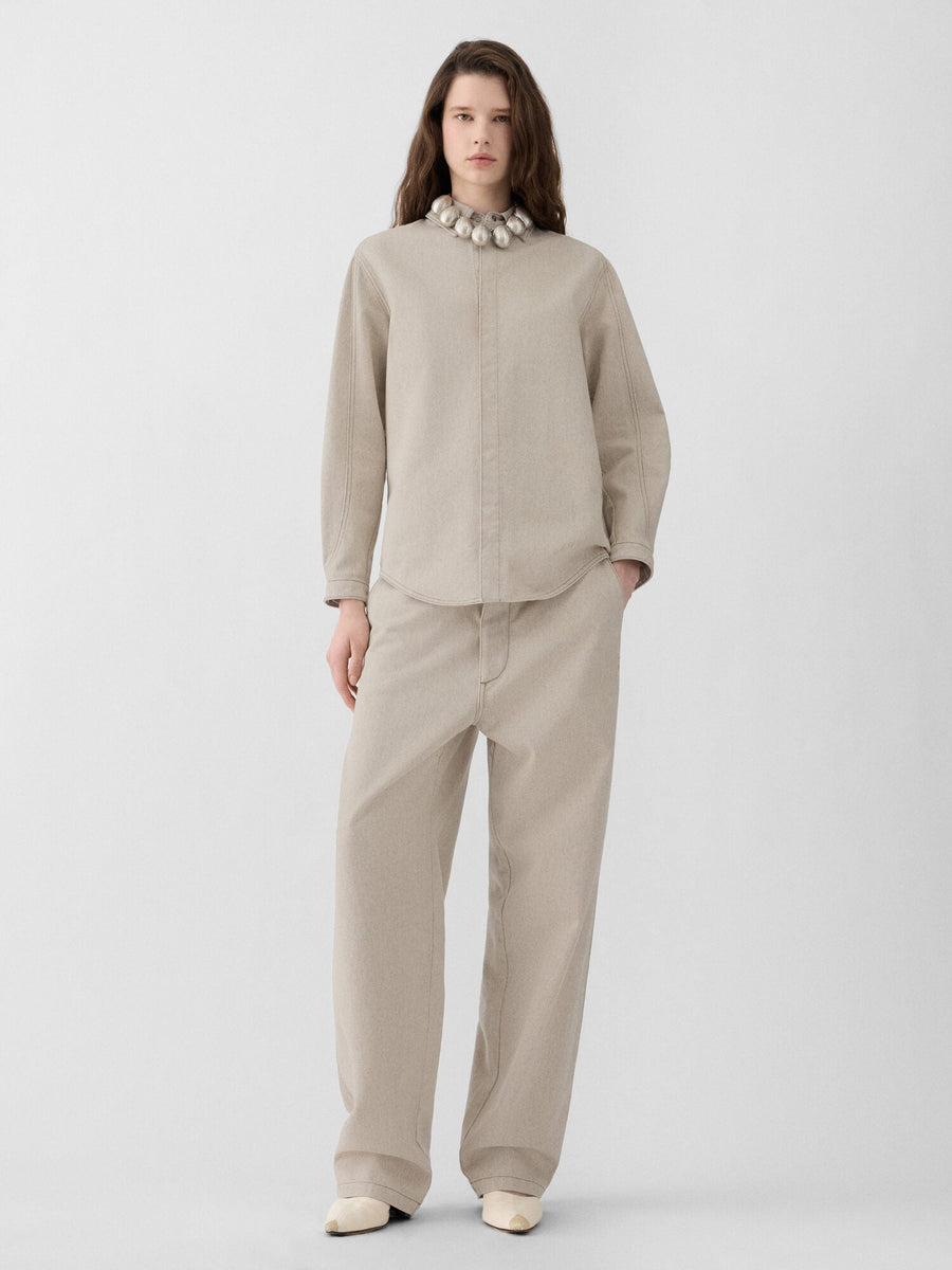 The Amelo de-Nîmes denim shirt