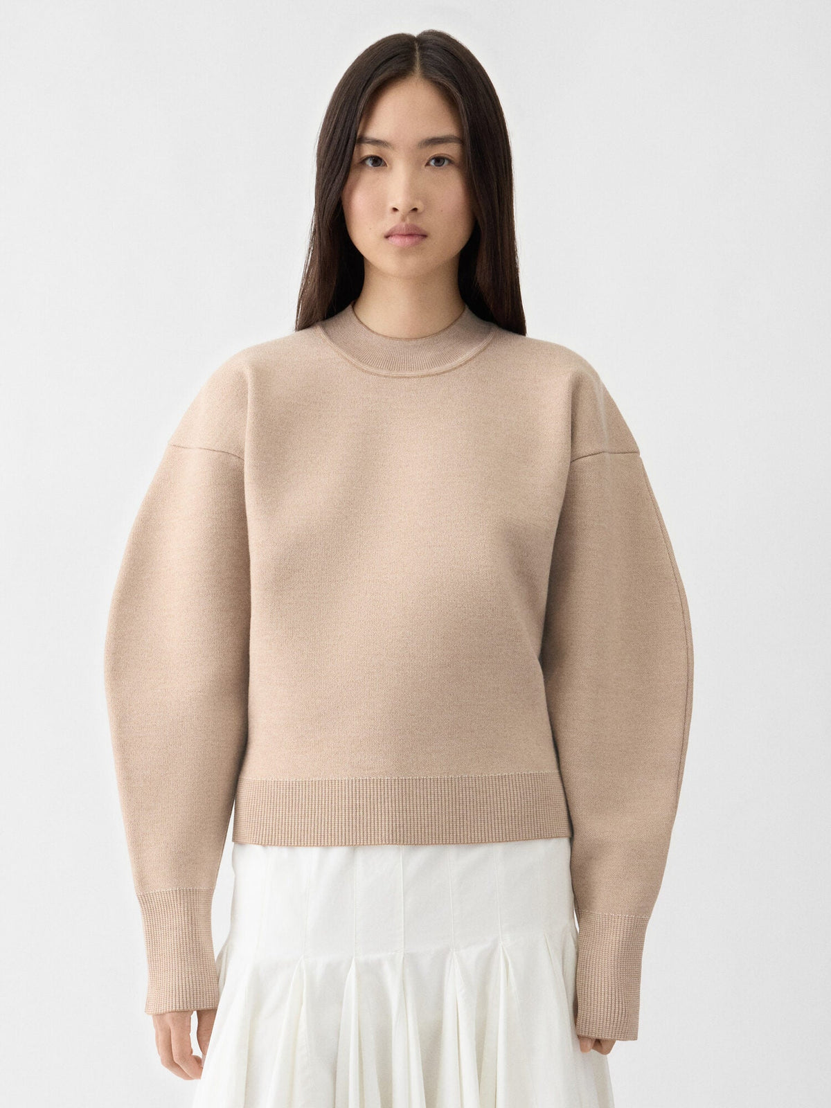 The piqué sweater
