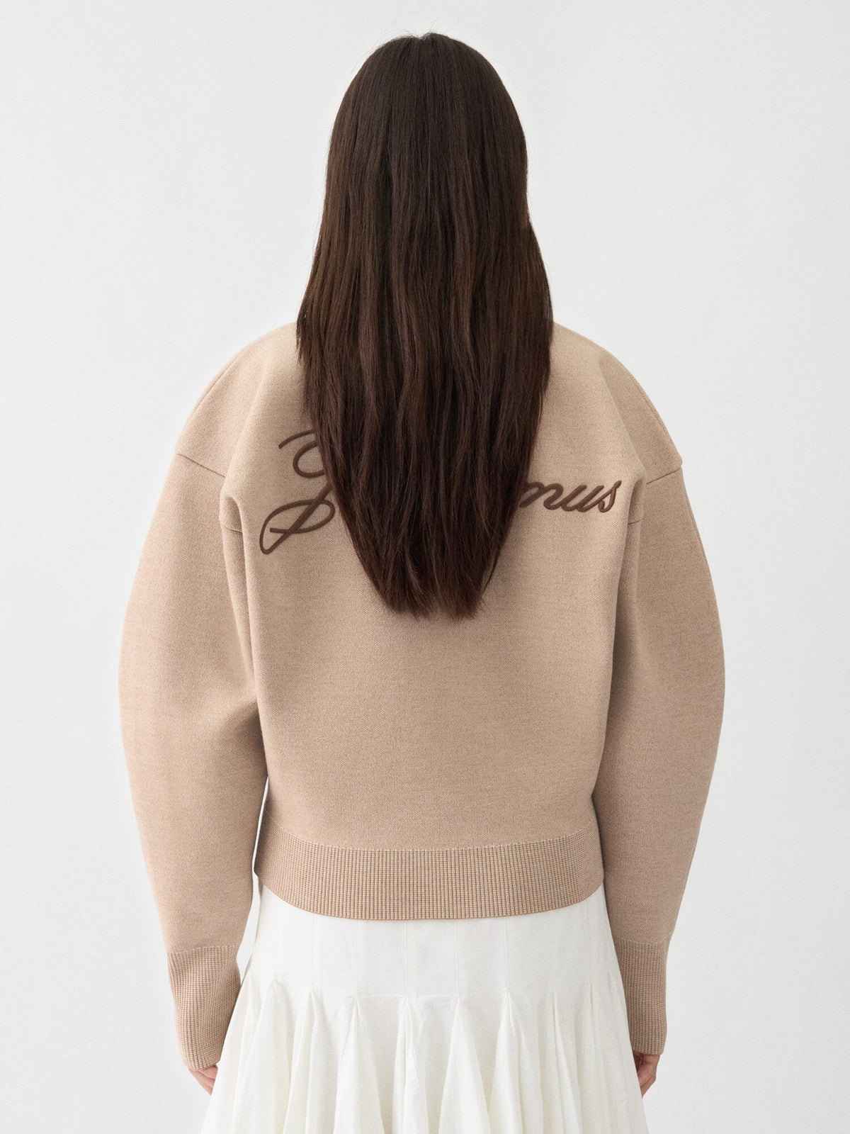 The piqué sweater