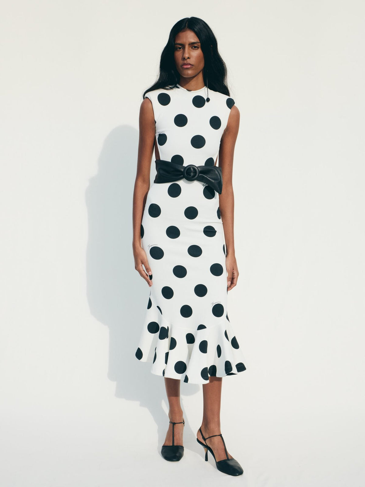 The Palmier dress with dots