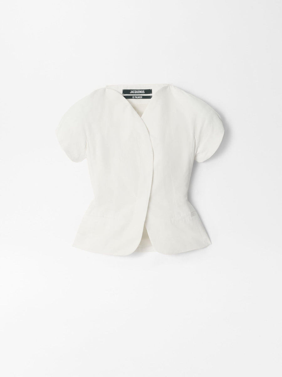 The Ovalo short-sleeve jacket