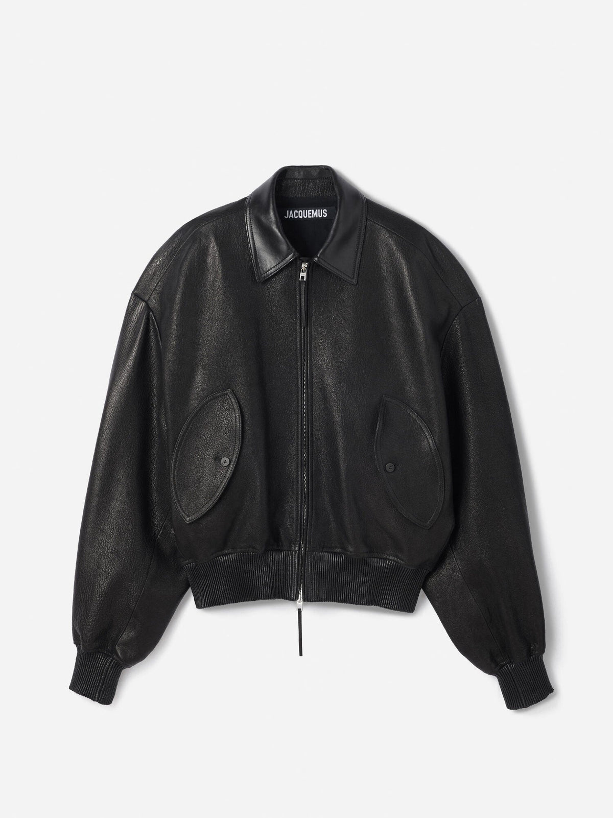 The Losange leather bomber jacket