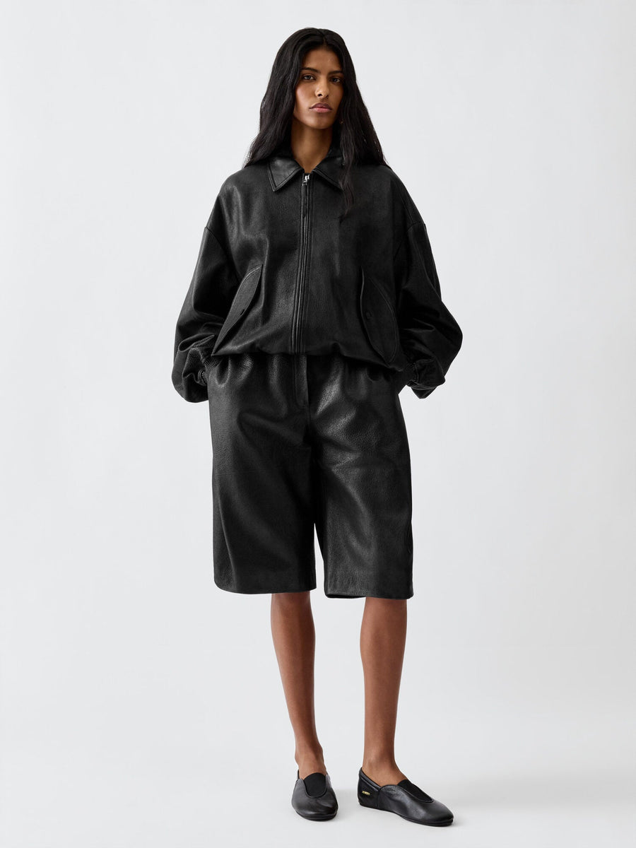 The Losange leather jacket