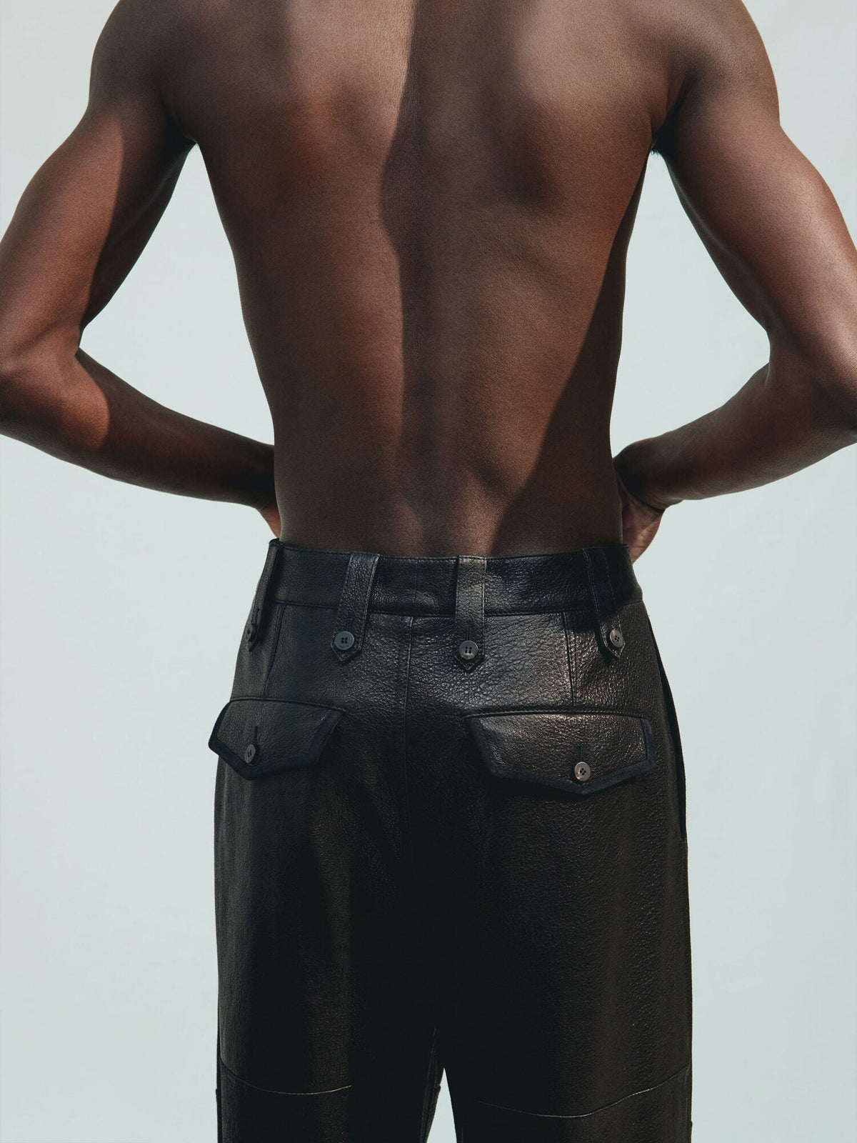 The Tintore leather pants
