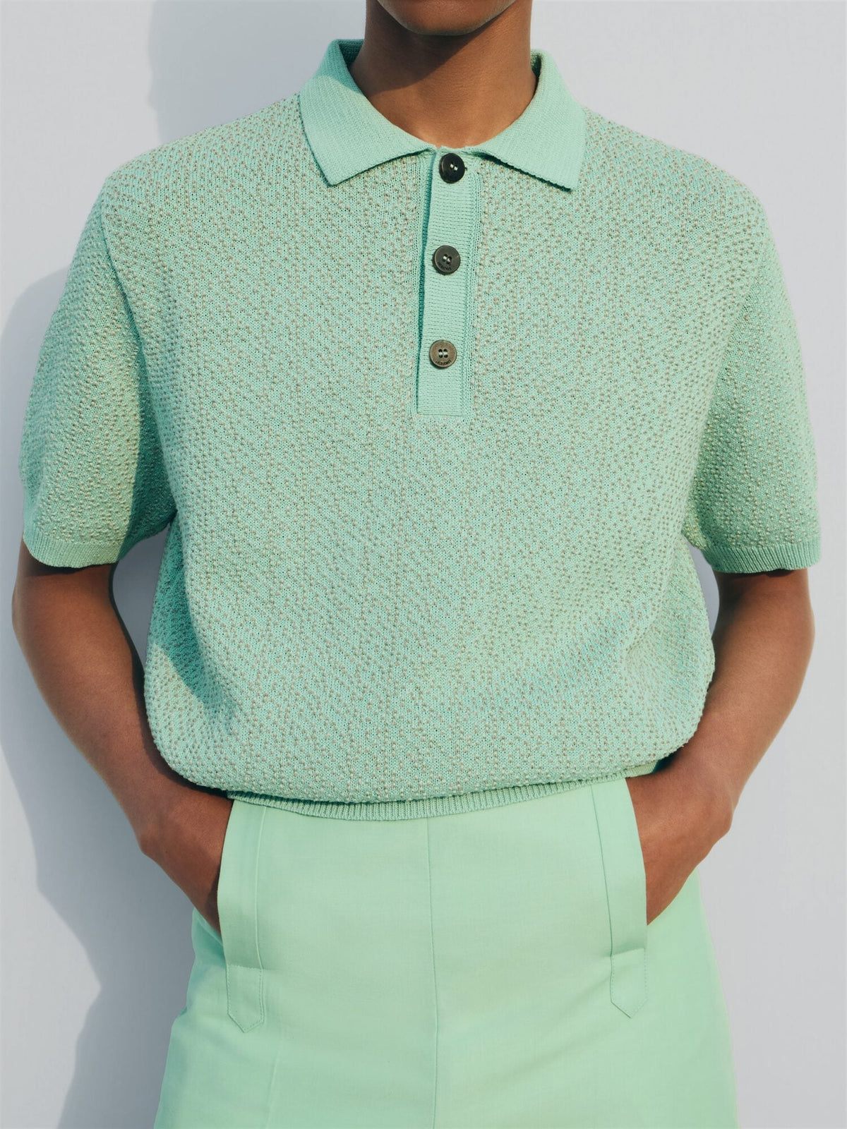 The Miami knit polo shirt