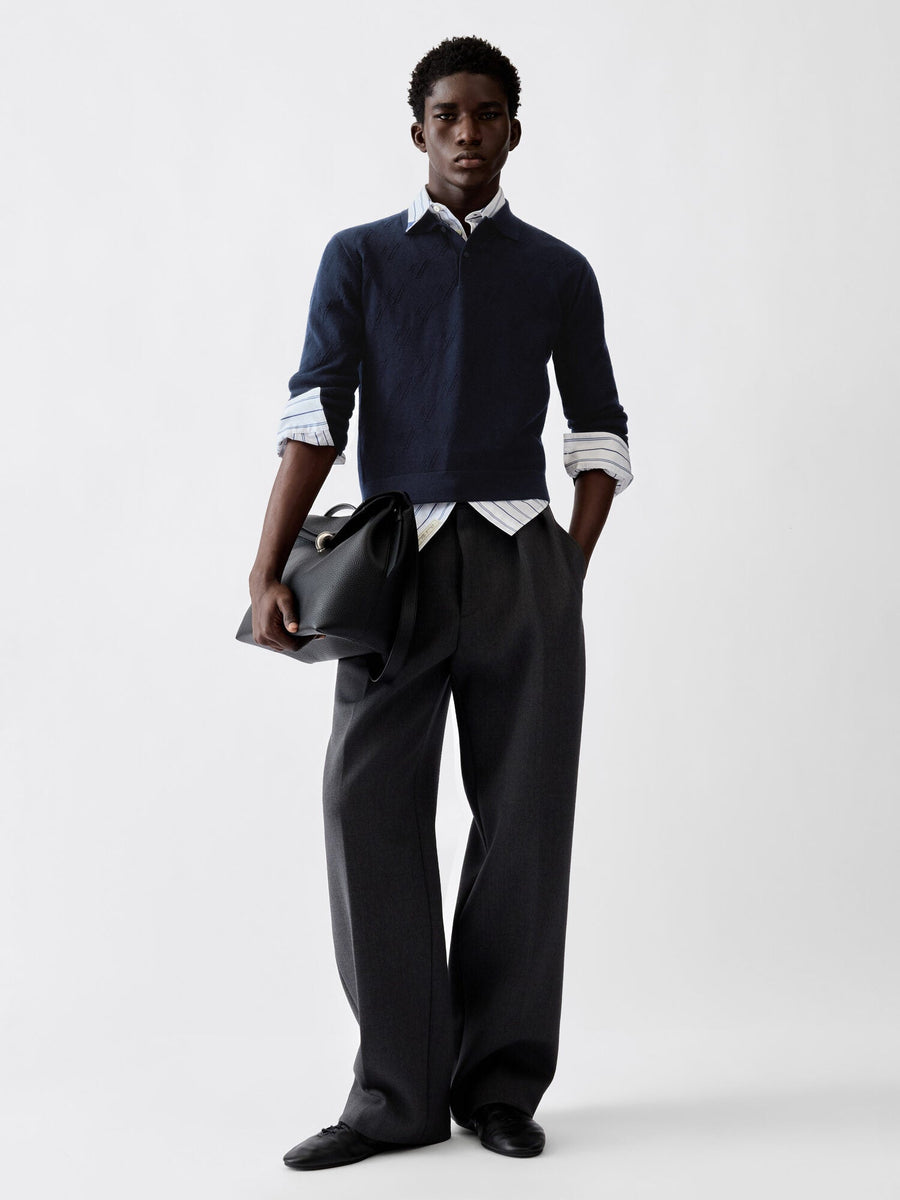 The Abbracio knit polo shirt