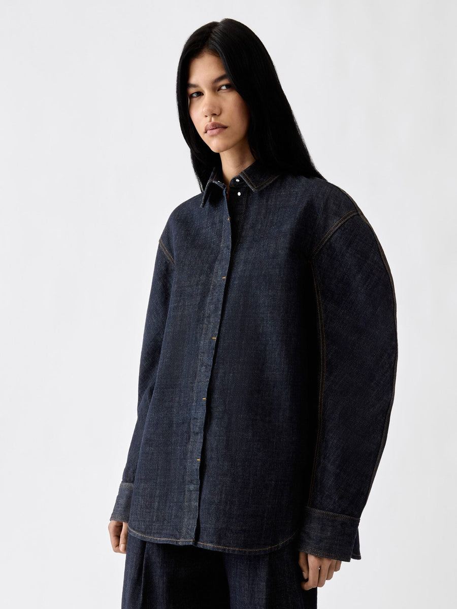 The de-Nîmes Citta denim shirt