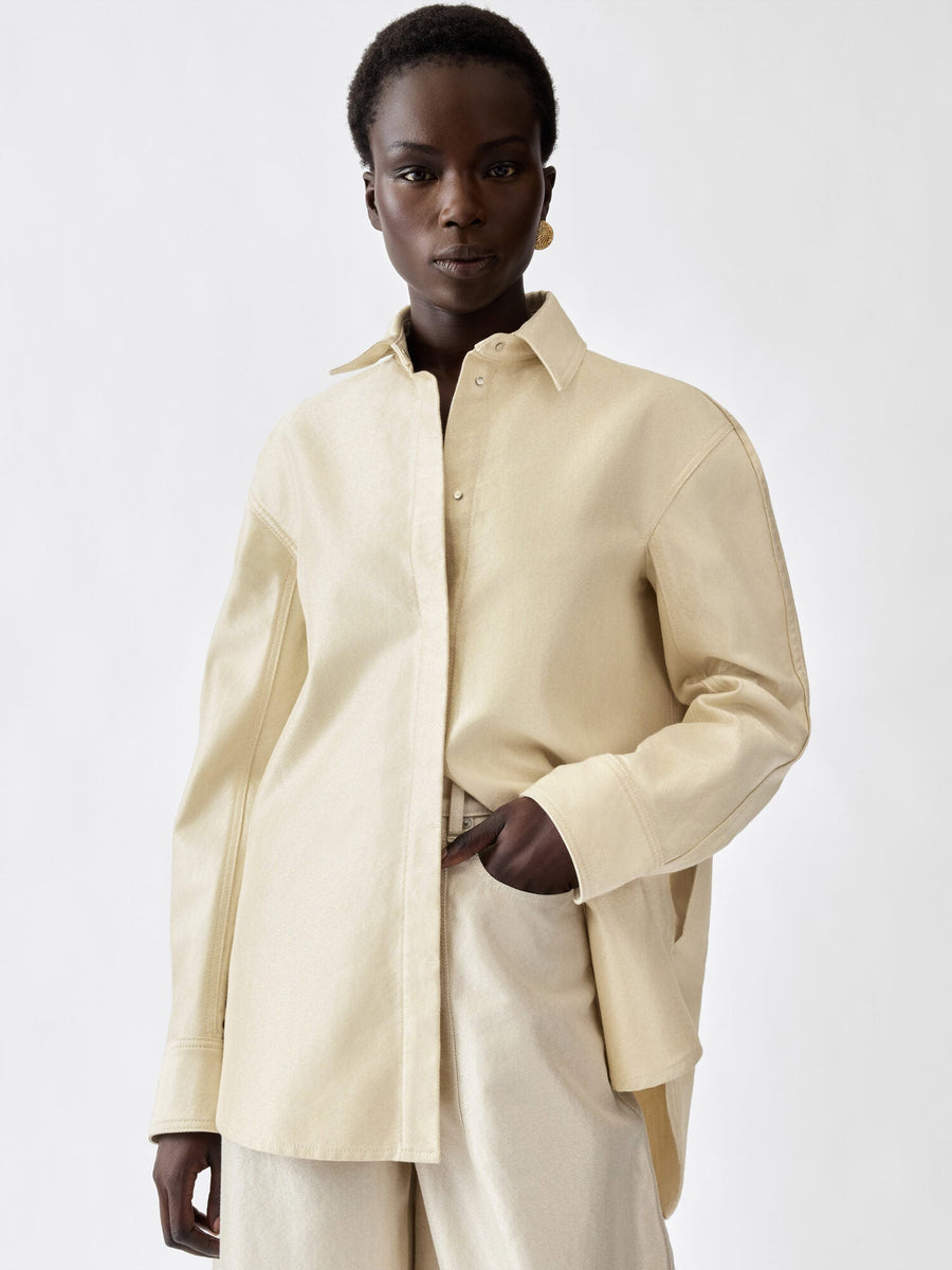 The de-Nîmes Citta denim shirt
