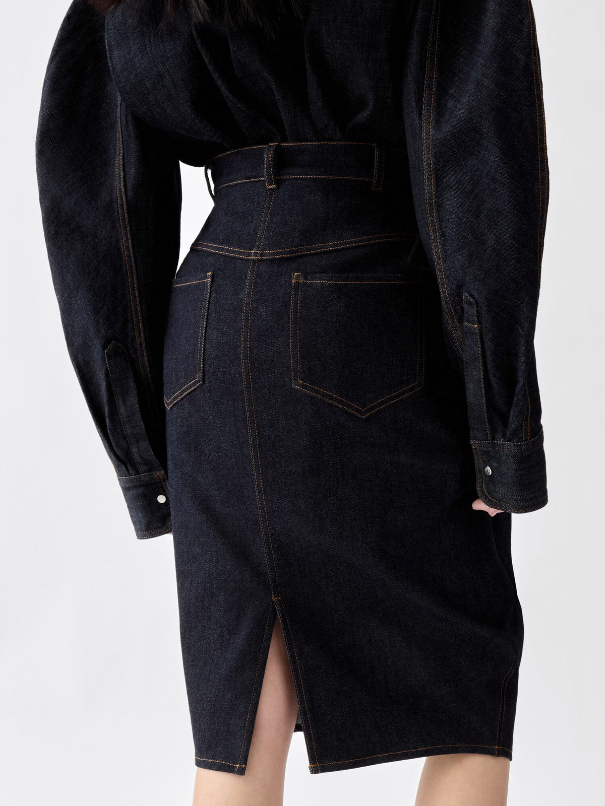 The de-Nîmes Cubisto skirt