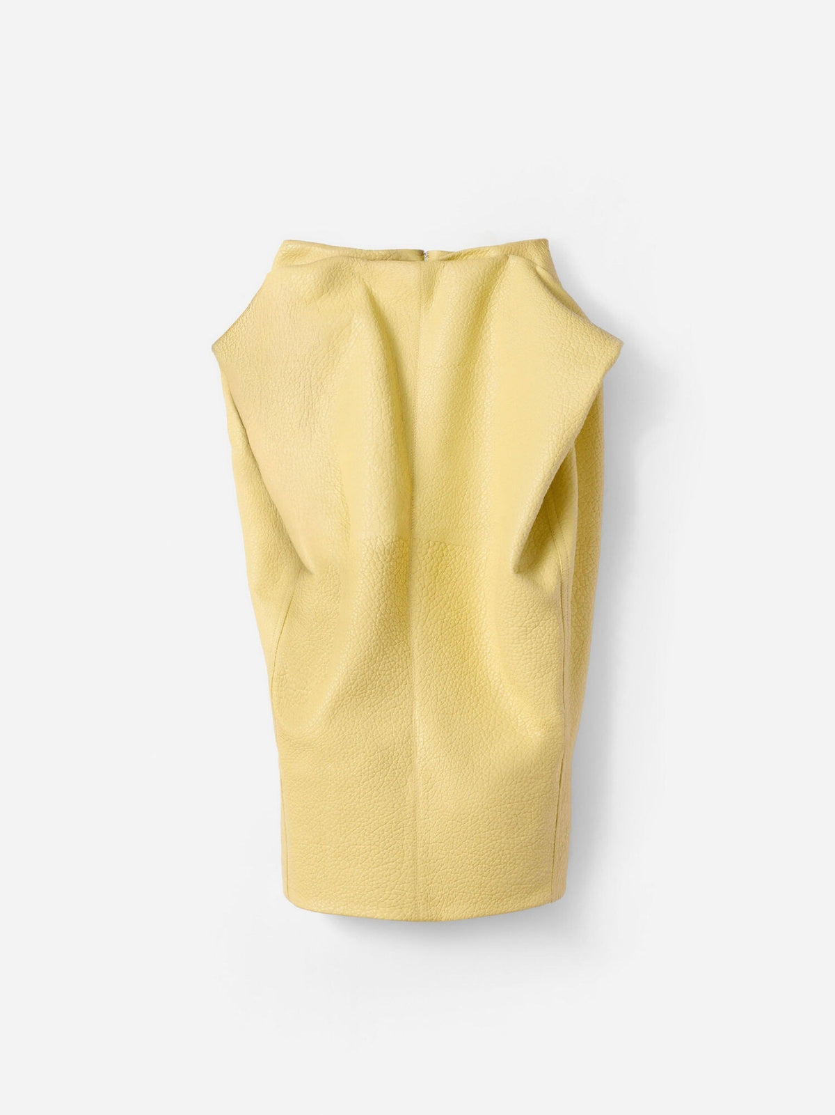 The Cubisto leather skirt