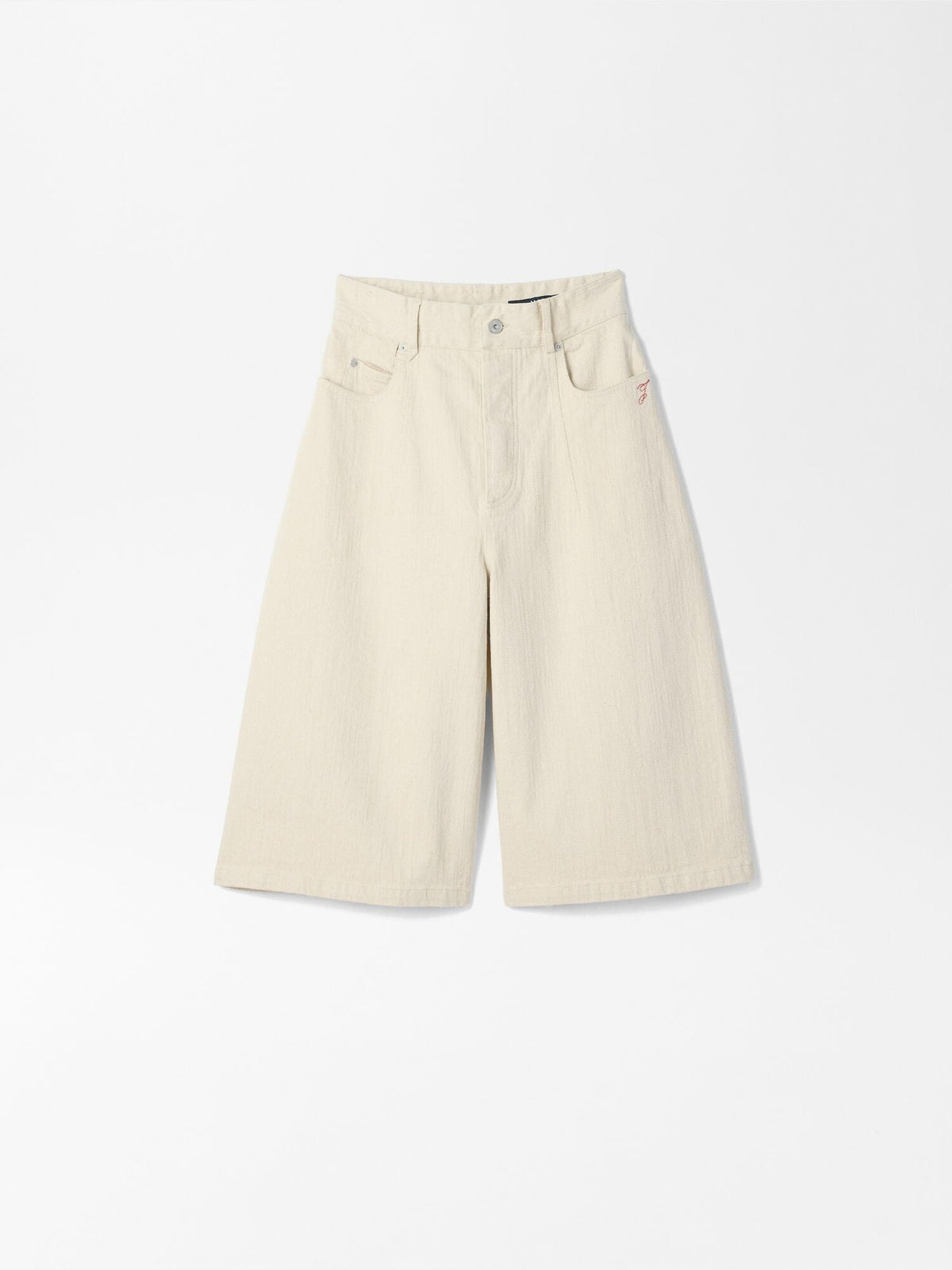 The de-Nîmes large denim shorts