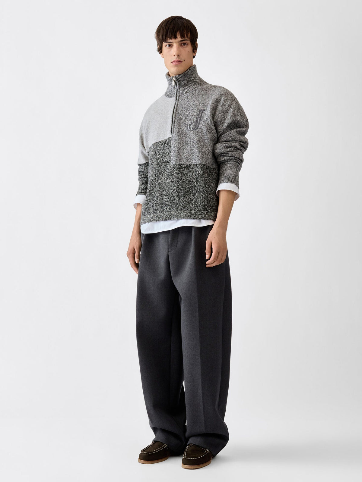 The Orlando zipped-rollneck sweater