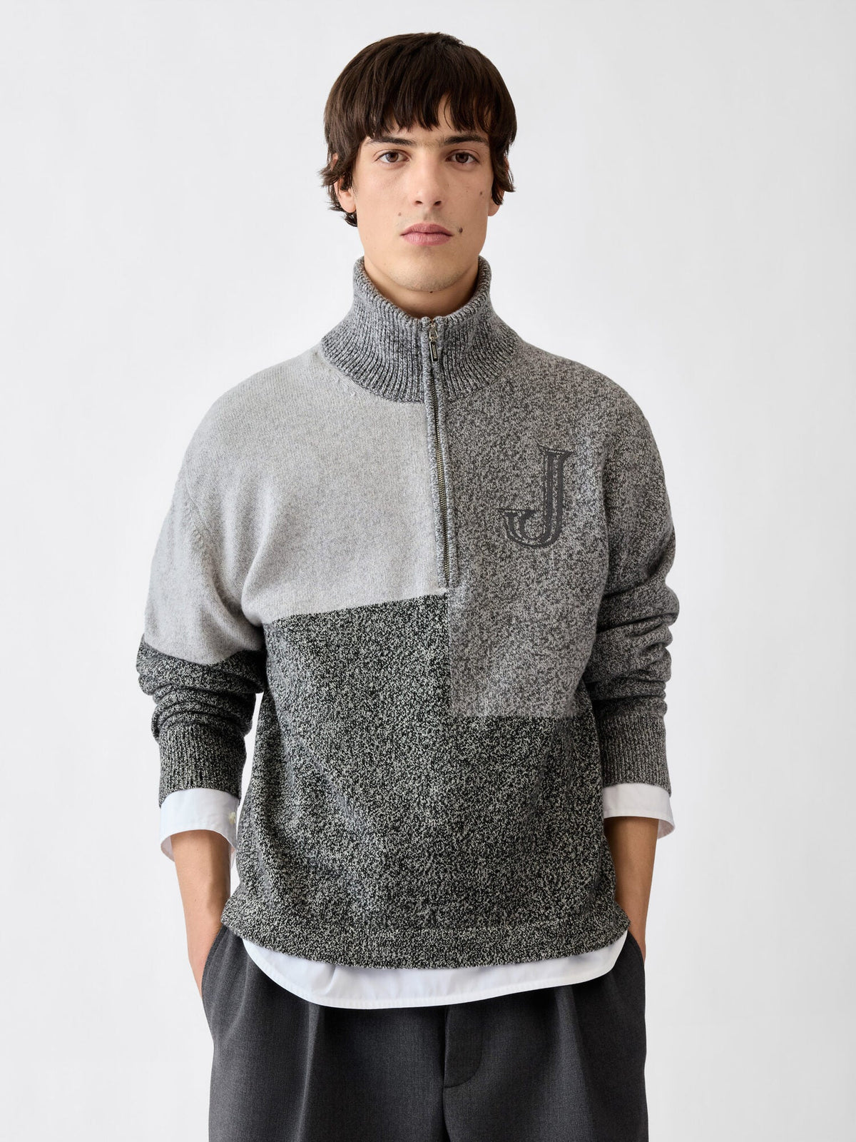 The Orlando zipped-rollneck sweater